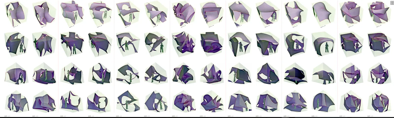 Form matrix — A diagram from Rapid Type's design investigations