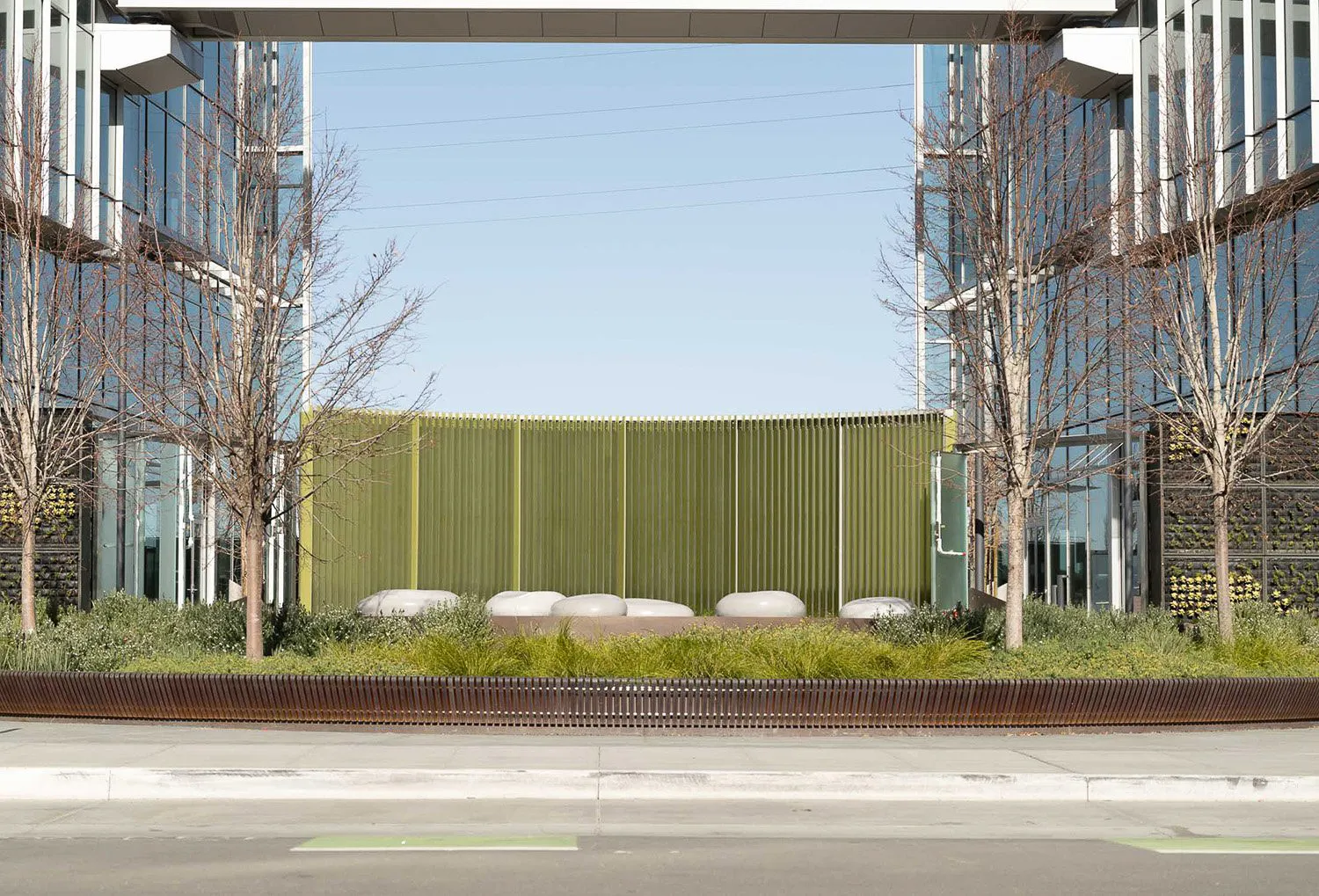 Chevron Wall — Caption to be added