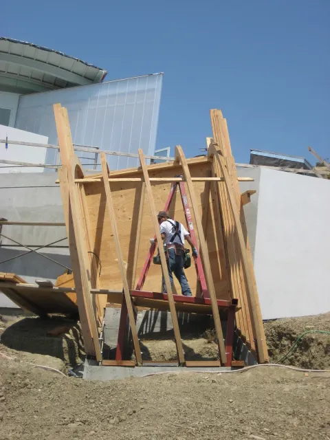 Composite House — A moment from the design and fabrication process