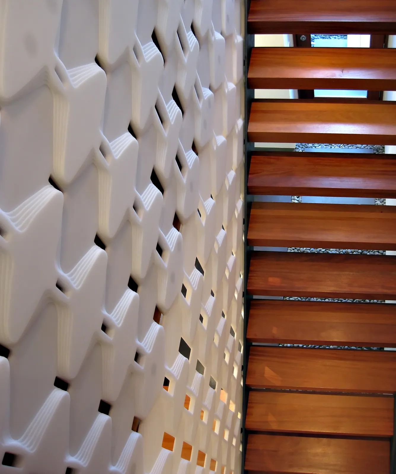 Topo Wall — A close view of an architectural surface